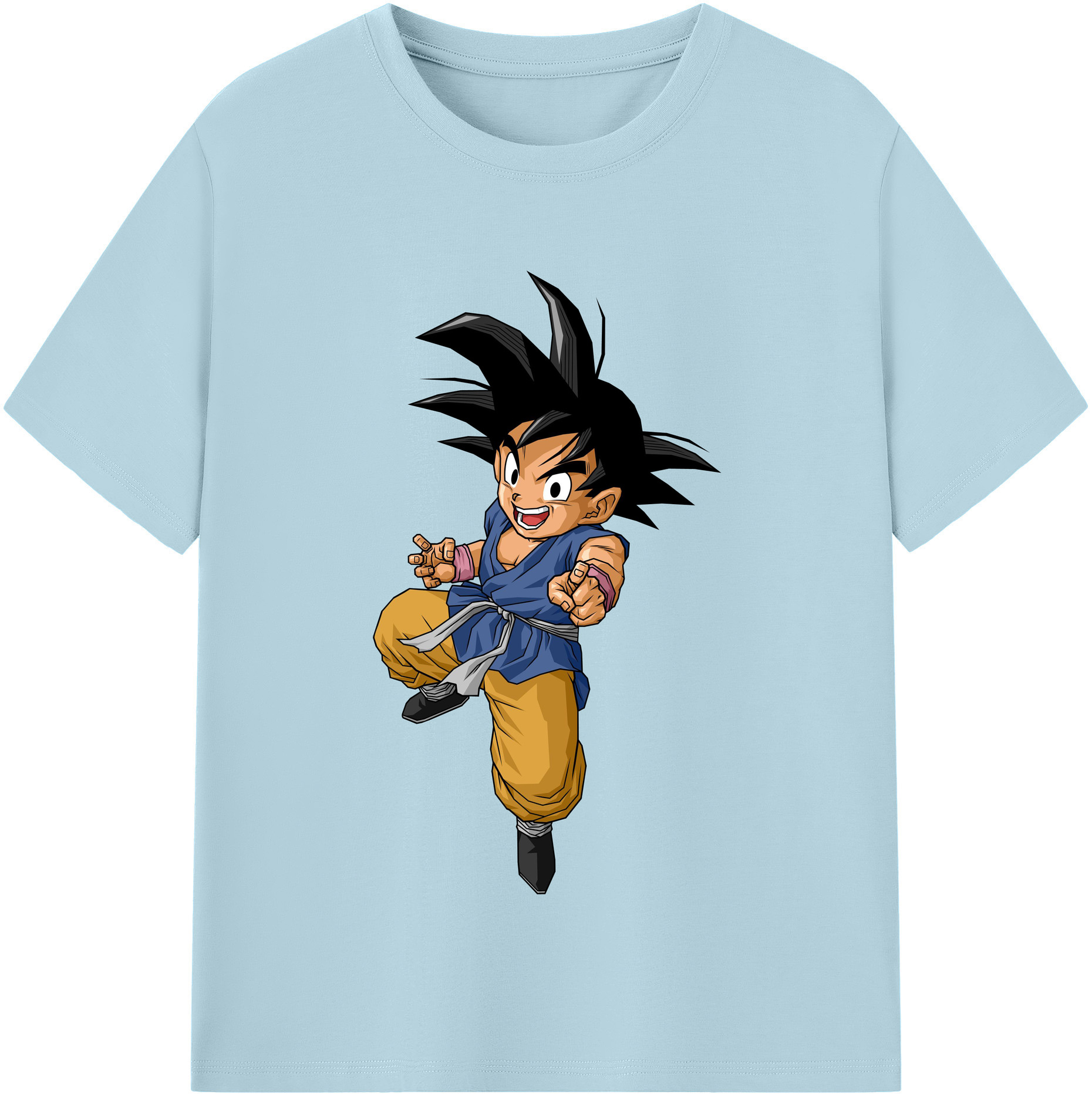 （画像用） ドラゴンボール 孫悟空（そん ごくう）Son Goku カカロット DRAGON BALL Kakarotto 綿100％半袖Tシャツ（フロントプリント）
